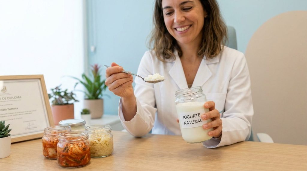 Alimentos fontes de probióticos.