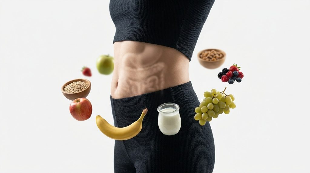 Microbiota intestinal e alimentação saudável.